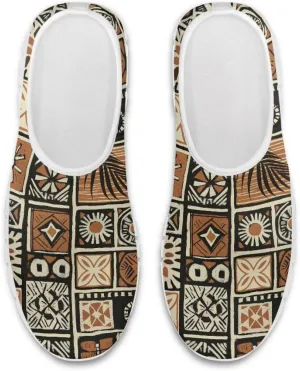 Women's Fashion Casual Sports Shoes Low Top Laceless Slip-On Sneakers Printed Low Top Loafers White Sole US Size 5.5-11.5