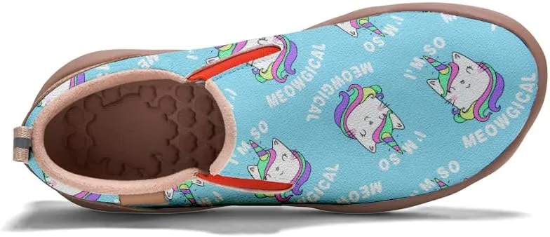Women's Flat Shoes Art Painted Travel Shoes Slip On Casual Leather Loafers Lightweight Comfort Fashion Sneaker