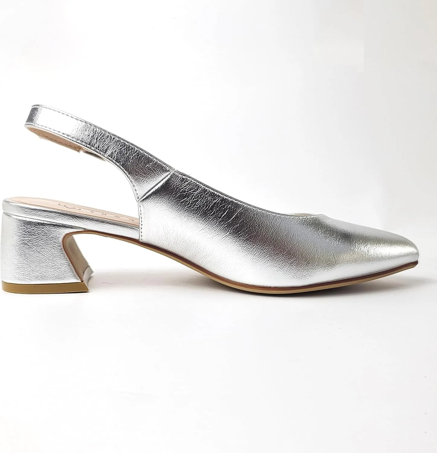 Women's High Heels Pointed Sling Low Heels Dress Bride Wedding