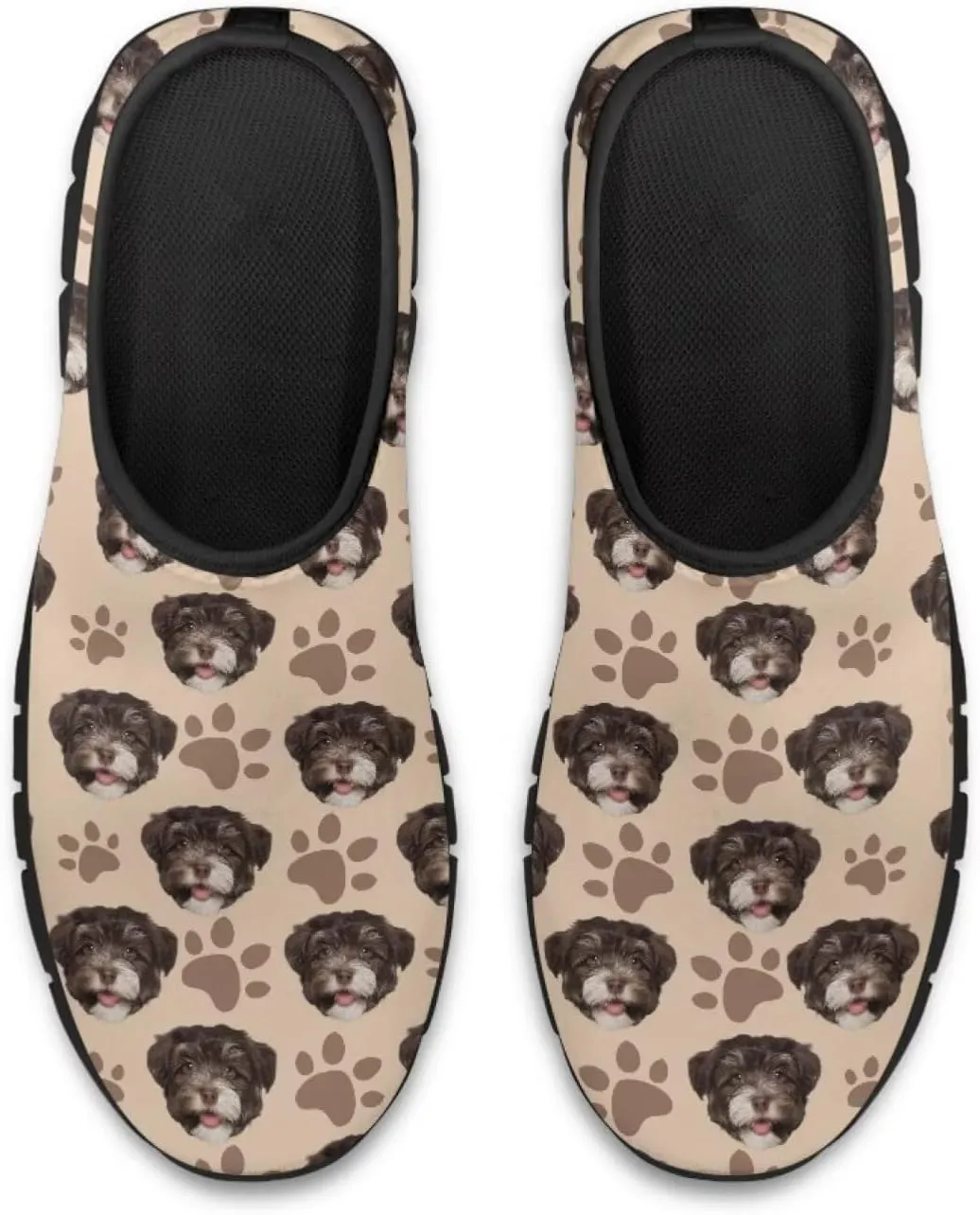 Women's Printed Travel Shoes Slip On Casual Loafers Lightweight Comfort Fashion Sneaker Low-Cut Casual Shoes Black