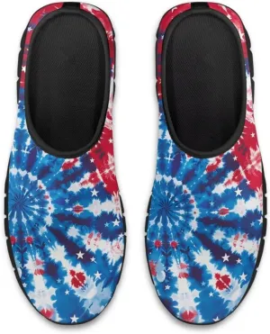 Women's Printed Travel Shoes Slip On Casual Loafers Lightweight Comfort Fashion Sneaker Low-Cut Casual Shoes Black