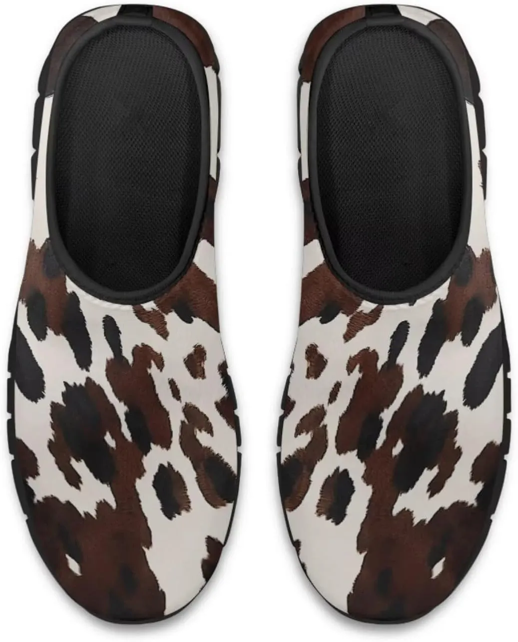 Women's Printed Travel Shoes Slip On Casual Loafers Lightweight Comfort Fashion Sneaker Low-Cut Casual Shoes Black