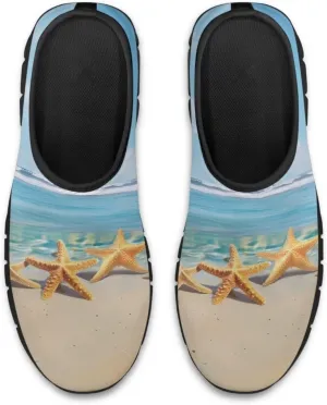Women's Printed Travel Shoes Slip On Casual Loafers Lightweight Comfort Fashion Sneaker Low-Cut Casual Shoes Black