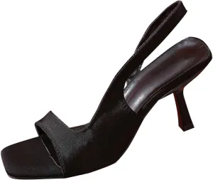 Womens Slingback Kitten Heels Sexy Open Pointed Toe High Stiletto Heels Dress Bridal Party Wedding Pumps Shoes 2025