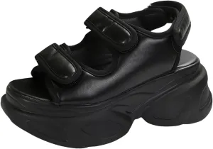 Women's Thick Bottom Sandals Outwear Open Toe Breathable Beach Thick Bottom Large Sandals for Women under 15